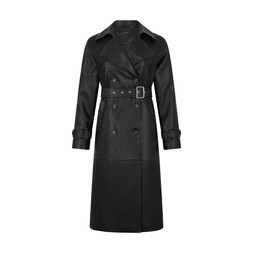 Black faux leather coat €59.99