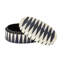circus ovalstorageboxwithtriangleblackandwhitepattern €19.99