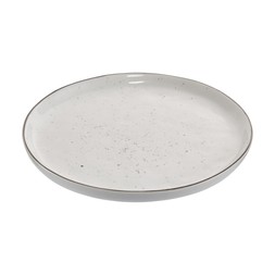 colourful whiteplatewithblackrim €6.00