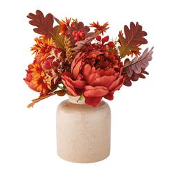 fantastical ceramicvasewithredflowersandfoliage bs €19.99