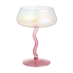 fantastical champagnecoupewithpinksquigglestem €9.99