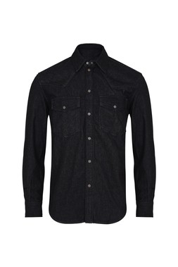 FI5014 TK Maxx - Men - black denim shirt - €59.99 ( RRP €270.00) 18001