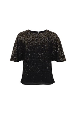 FI5014 TK Maxx - Women - black and gold sequin top - €24.99 ( RRP €80.00) 18036