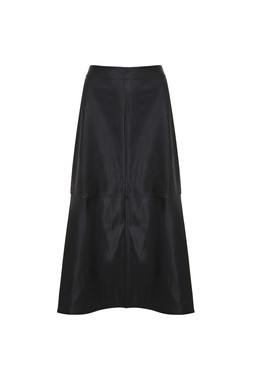 FI5014 TK Maxx - Women - black leather skirt - €36.99 18085