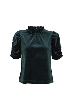 FI5021 TK Maxx Women green velvet top €19.99 18878