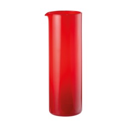 Kitchen 60s Summer red cylindrical tall Glass Jug €13.99 RRP €14.00