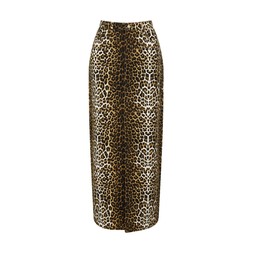 Leopard-denim-midi-skirt-€27.99
