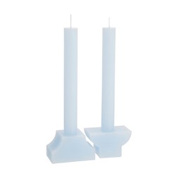 neoclassical bluesculpturalcandlesticks €12.99