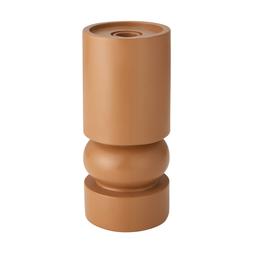 neoclassical mediumbrownpillarcandlestickholder €13.99