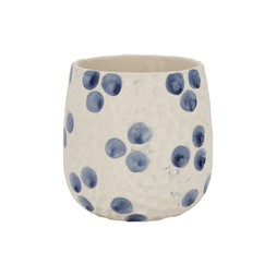 TK Maxx - blue & white flower pot €9.99