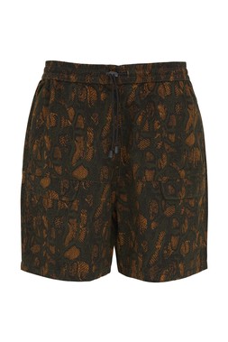 TK Maxx - BROWN PATTERN SHORTS &euro;46.99 (RRP &euro;79.99)