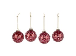 TK Maxx christmas red ornaments €9.99
