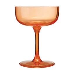 TK Maxx Colourful Set Of 2 Orange Coupe Glass (RRP €30) €16