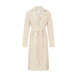 TK Maxx Cream Leather Look Trench €84.99