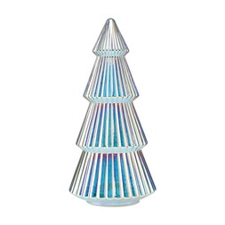TK Maxx Geo-digital Light Up Opalescent Small Glass XmasTree €11.99