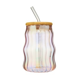 TK Maxx Geo-digital set Of 2 Drinking Glasses With Straw €13.99
