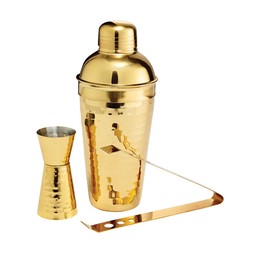 TK Maxx Jungle 3 Piece Gold Cocktail Set €22.99
