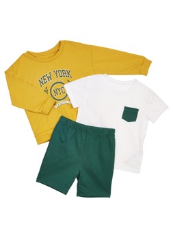 TK Maxx kids green & yellow top & trouser set €12.99