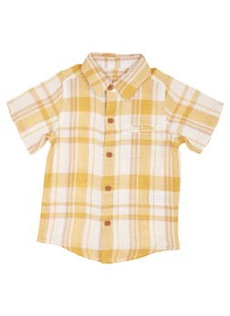 TK Maxx kids yellow checkered shirt €9.99 (RRP €49.99)