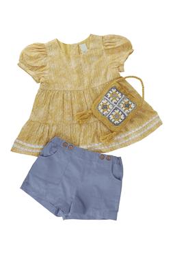 TK Maxx - Kids -yellow dress, blue shorts & bag set &euro;22.99
