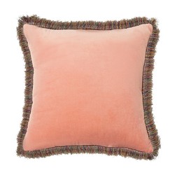 TK Maxx Kintentional Fringed Pink Velvet Cushion €24.99