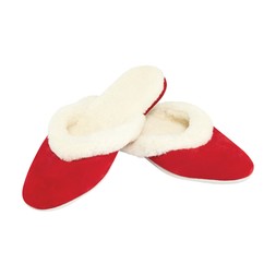 TK Maxx Kintentional Mule Red Suede And Shearling Slippers (RRP €359.99) €99.99