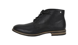 TK Maxx-Men-black faux leather boots &euro;49.99 (RRP &pound;85.00)