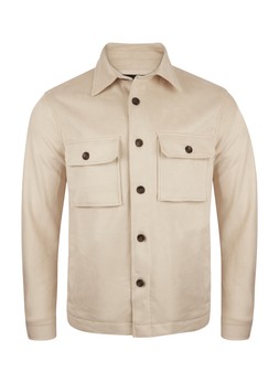 TK Maxx Men white suede shirt €49.99