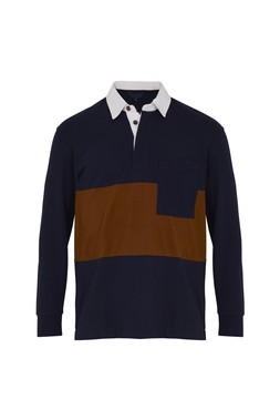 TK Maxx - Men's blue & brown polo shirt €36.99 (RRP €100.00)