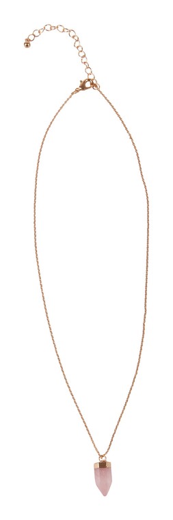 TK Maxx pink quartz necklace £9.99 RRP €27.99