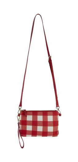 TK Maxx - red gingham bag &euro;24.99