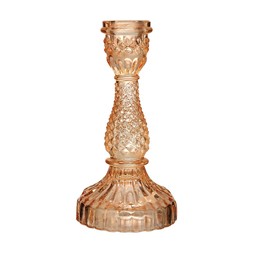 TK Maxx Scandi Pink Glass Candle Stick €8.99