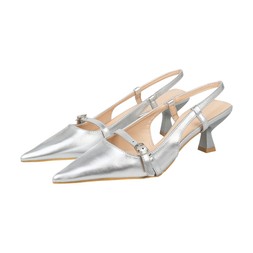 TK Maxx Silver Slingback Heels €20.00