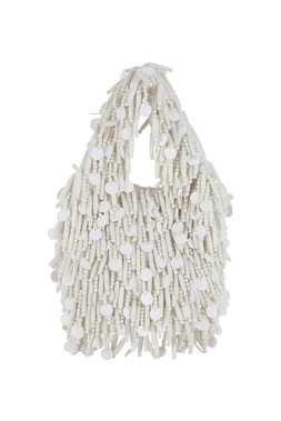 TK Maxx - white beads bag &euro;36.99