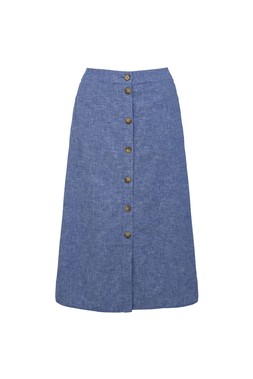 TK Maxx - Women- blue linen skirt &euro;36.99