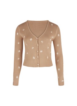 TK Maxx Women brown cardigan with flowers €24.99