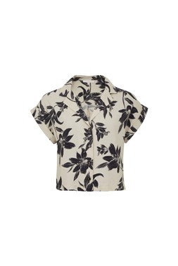 TK Maxx - Women- cream & black prints top &euro;19.99