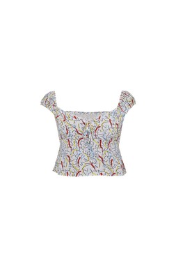 TK Maxx - Women - white & grafitti top &euro;10.99 (RRP &euro;37.00)