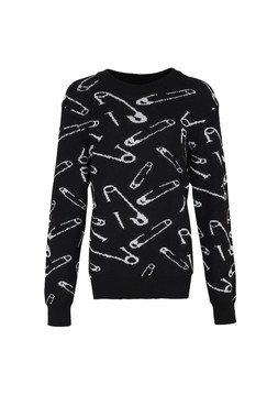 TK Maxx - Women black safety pins jumper €36.99 (RRP €116.00)