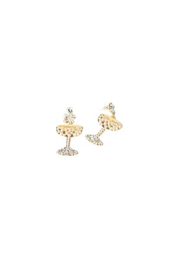 TK maxx Champagne Coup Earrings €7.00
