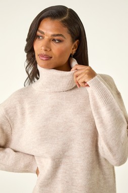 Roman Natural Cosy Feel Turtleneck Jumper