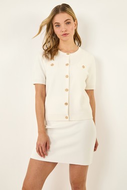 Dusk Ivory Dusk Knitted Stretch Skirt
