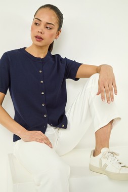 Roman Petite Buttoned Up Cardigan