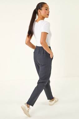 Petite Charcoal Elasticated Waist Trouser