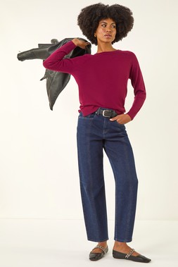 Roman Barrel Leg Denim Jean