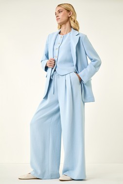 Roman Light Blue Lightweight Relaxed Blazer