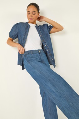 Roman Petite Wide Leg Trouser