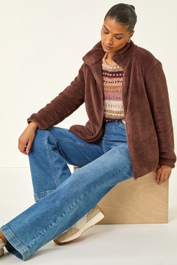 Roman Soft Sherpa Fleece Jacket