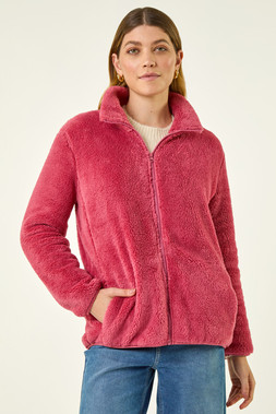 ROman Rose Soft Sherpa Fleece Jacket