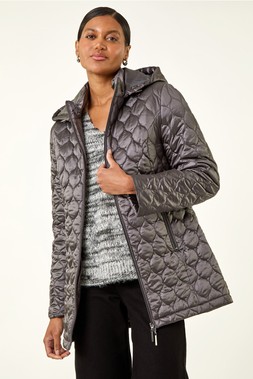 Roman Hooded Quilted Puffer Coat